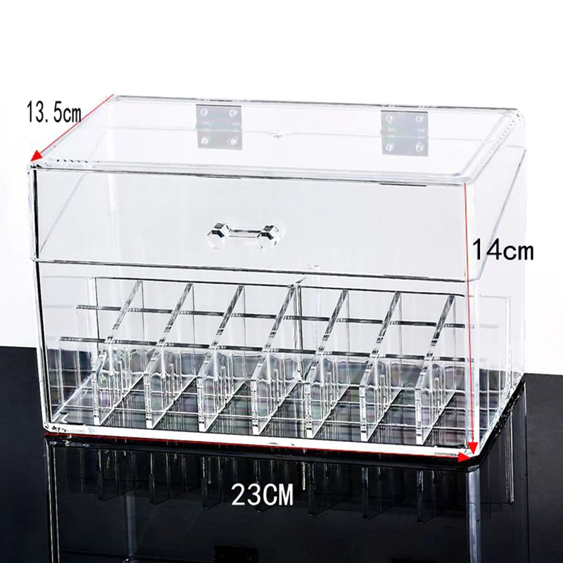 Новый акриловый Органайзер для Макияжа Косметический выставочный стенд 24 футляр