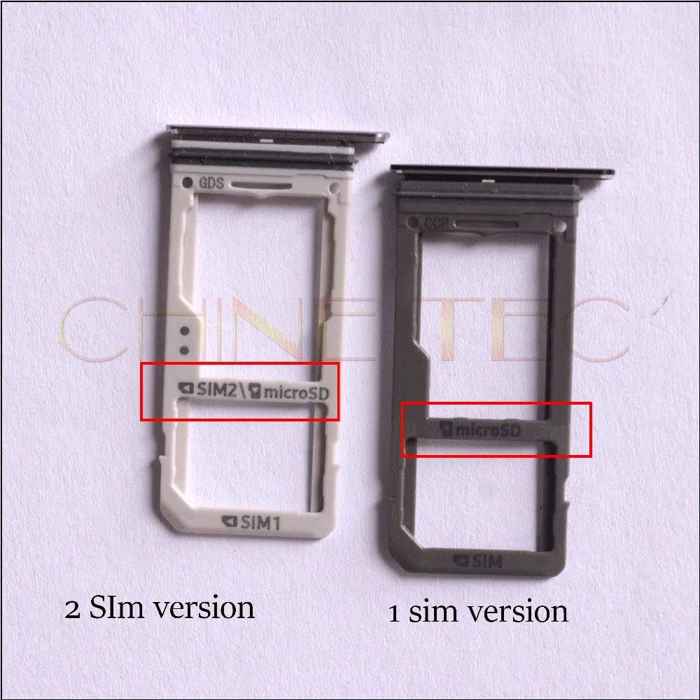 Новинка оригинальный держатель адаптер для SIM карты Samsung Galaxy S8 G950 plus G955 слот SD все