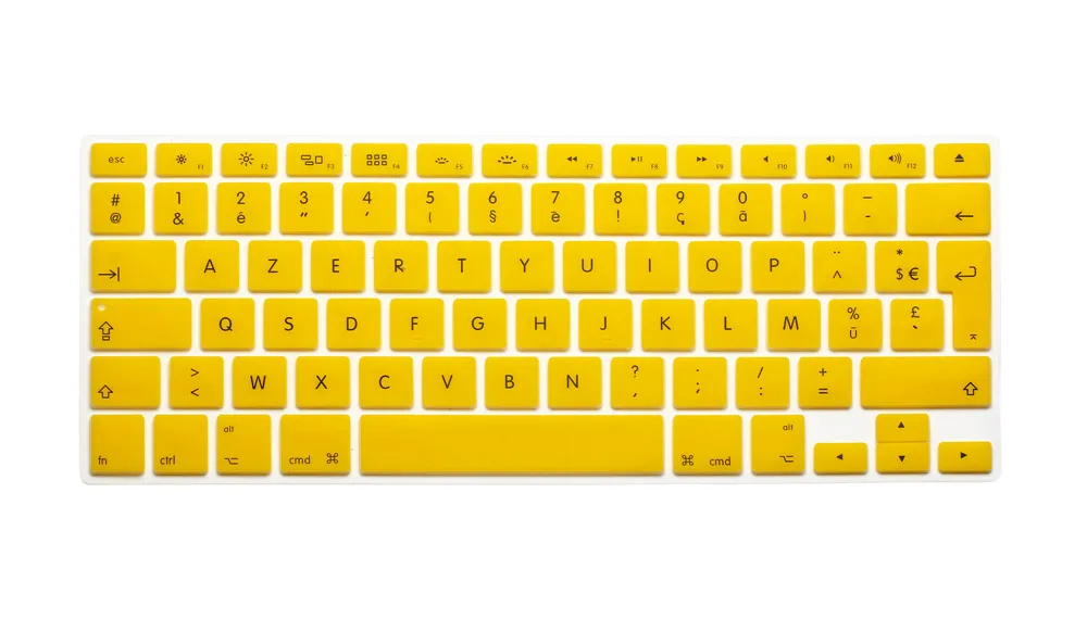 Clavier Fr Французская клавиатура с раскладкой AZERTY Обложка пленка 100 шт. для Macbook Pro 13