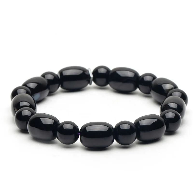 B020551 Натуральный камень 10 мм бусины нити звездное небо Braclet браслет для мужчин и женщин пара Новая мода Кристалл ювелирные изделия аксессуары - Окраска металла: B020551