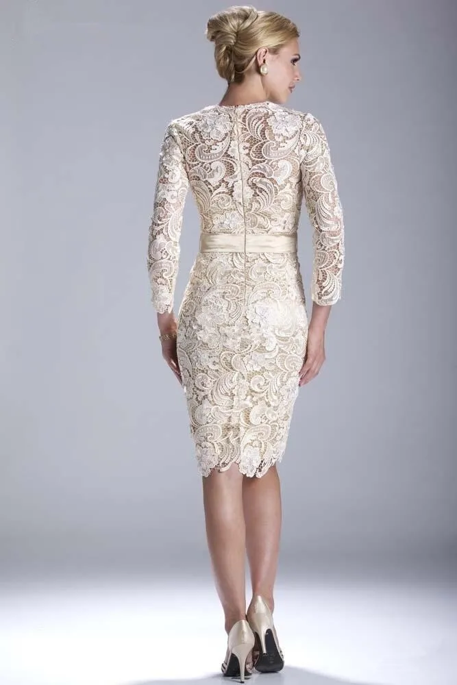 Vestido Де Фиеста 2016 мать иллюзии невесты платья платье короткое бежевый красный