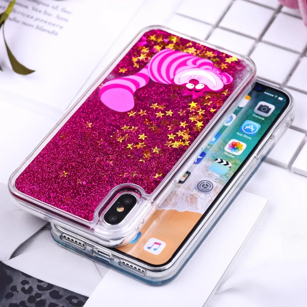 Милый мультфильм блеск Микки Минни стежка Русалка жидкость зыбучие пески крышка