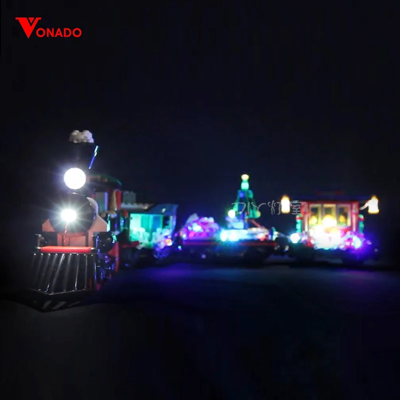 Светодиодный светильник для Lego 10254 Creator City Рождество зимний праздничный поезд