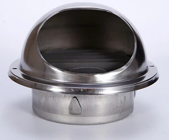 

stainless steel cover SS304 smoke cap hood wall output 15cm or 12cm diameter