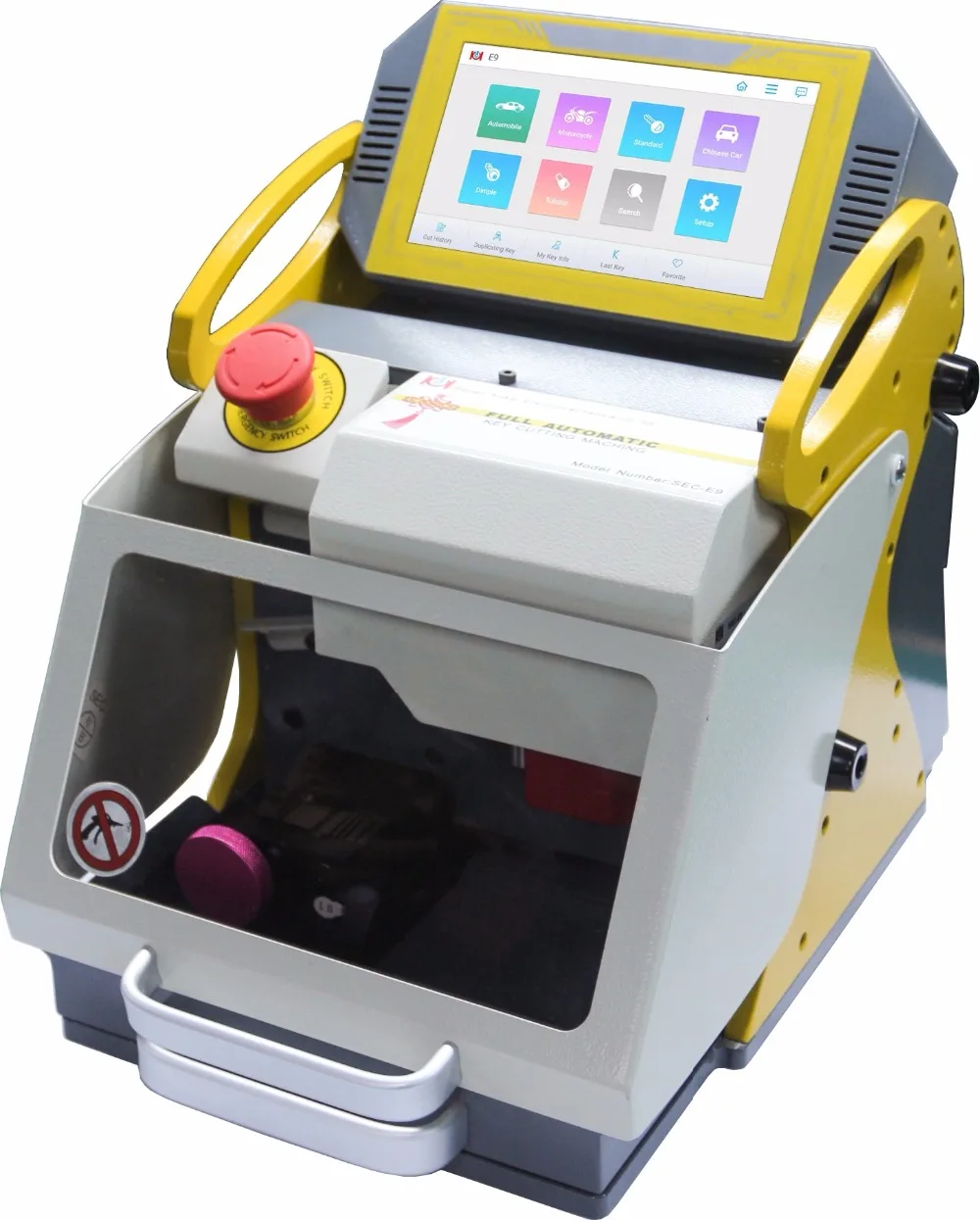 Новейшая автоматическая машина для резки ключей SEC E9 с ЧПУ 12 зажимами