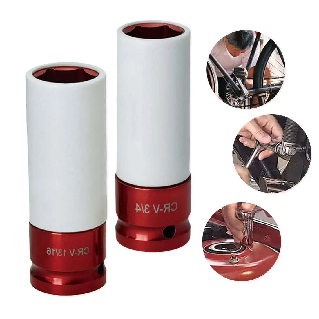 Цветная втулка для шины 1 шт. защитная настенная глубокая ударная гайка гнездо