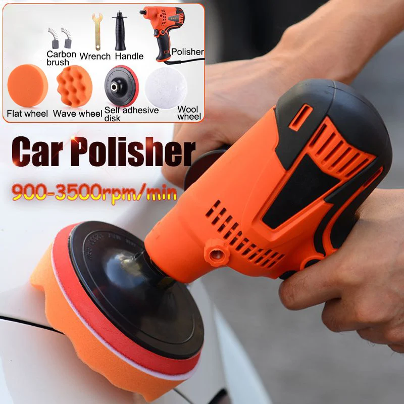 Car Care Tool Set Car Polishing Adjustable Speed Polish Machine Waxing Polisher Machine for Car Electric Floor Polisher Sander