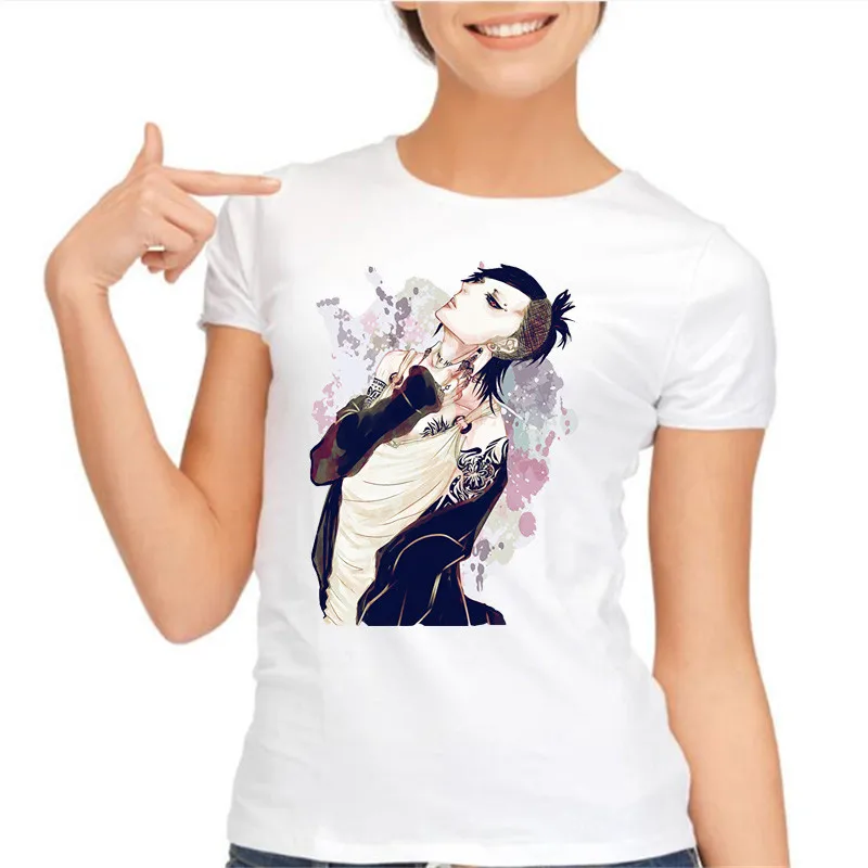 2017 Летом Прохладно Аниме Топы Мужская Повседневная Майка Токио Вурдалака Kaneki Кен