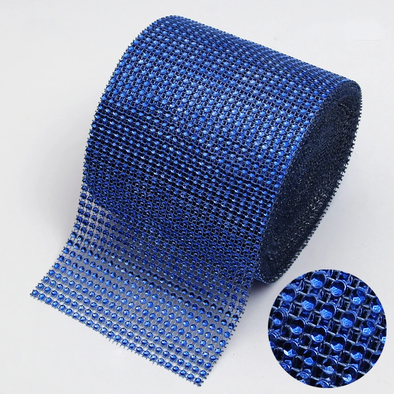 Прозрачные стразы на цепочке 40 см/4 мм прозрачные с плоской задней частью