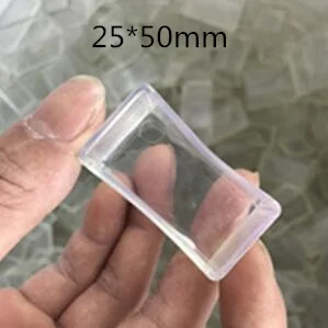 25x50mm 8 шт. колпачки для ног стула резиновые защитные накладки для ног мебельные Чехлы для стола носки пробки для отверстий пылезащитный чехол мебель система выравнивания ног - Цвет: 25x50mm
