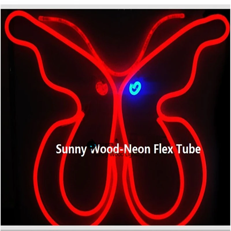 Светодиодная неоновая гибкая трубка 50 метров входная светодиодная вывеска 220 В