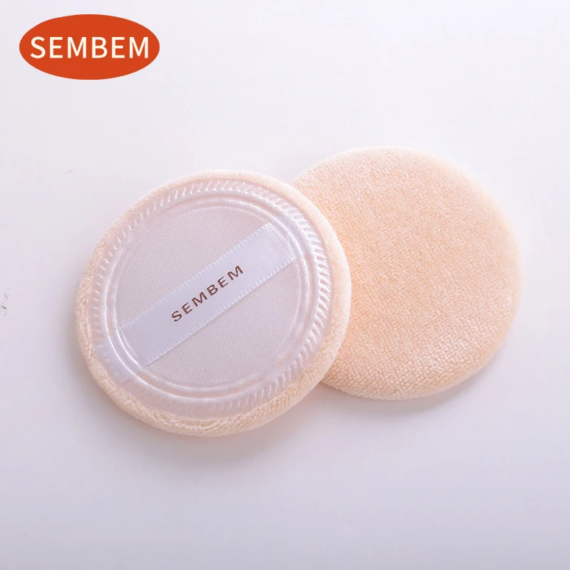 SEMBEM 2 шт. хлопковый косметический порошок мягкий круглый спонж для макияжа