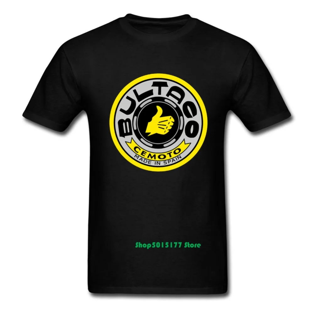 Новый Ретро Bultaco Pursang футболка для мужчин 100% хлопок homme Spainish мотоцикл