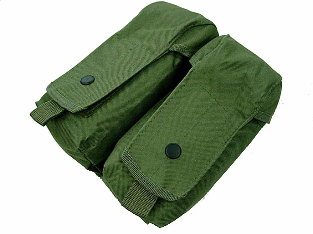 Тактический Двойной подсумок для магазинов держатель Molle AEG AK охота страйкбол