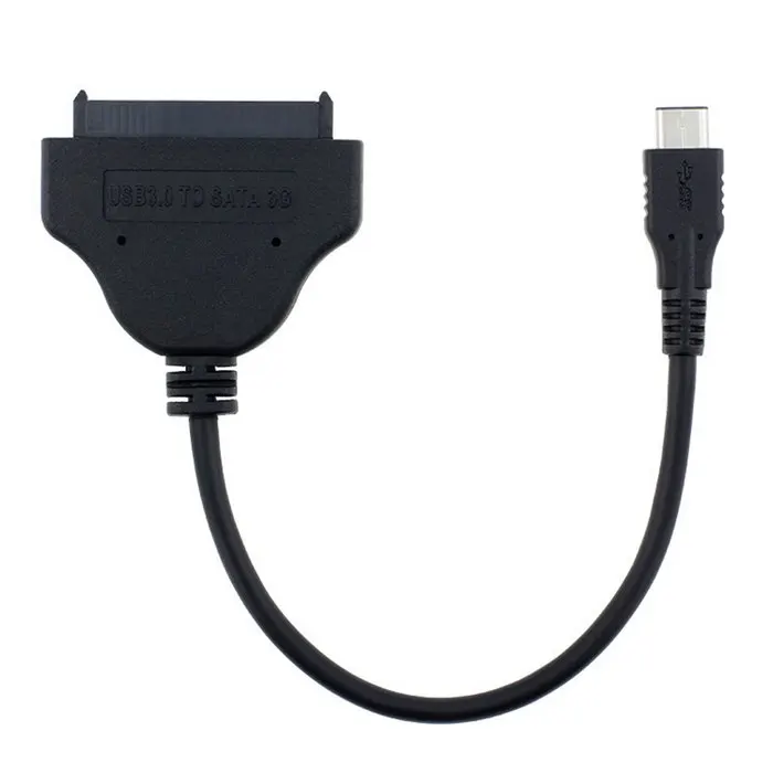 

Type C USB 3.1 Male to SATA 22 Pin 2.5" Hard disk driver SSD Adapter Cable for Macbook & Laptop