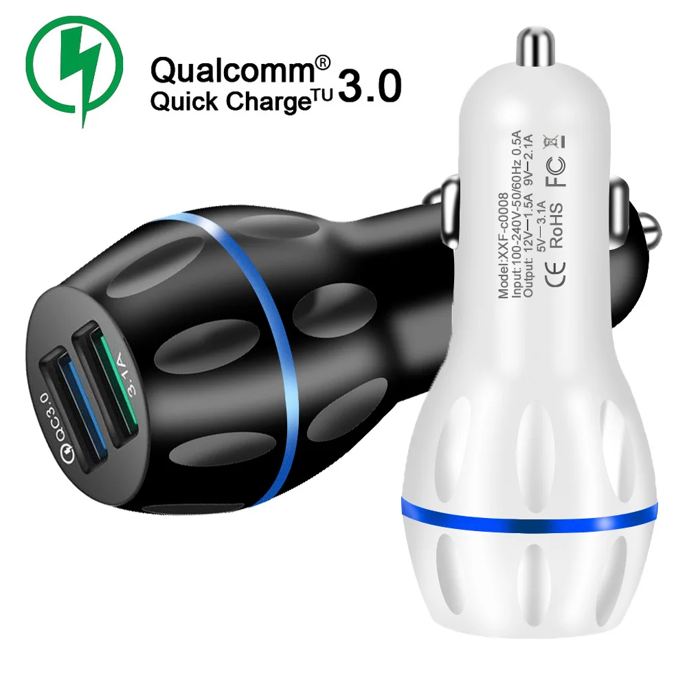 Автомобильное зарядное устройство Lieve Quick Charge 3 0 Для huawei p20 lite P20 Dual Usb Phone charger QC