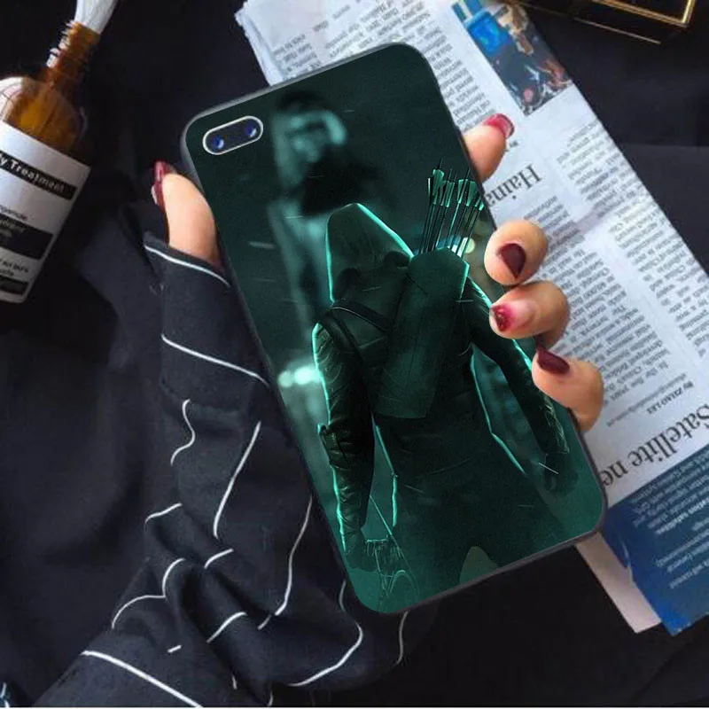 Чехол для телефона Зеленая Стрела, мягкий чехол для iphone 8 7 Plus X 6 6 S XS Max xr SE 10 5 5S, крутой дизайн, силиконовый чехол для мобильного телефона