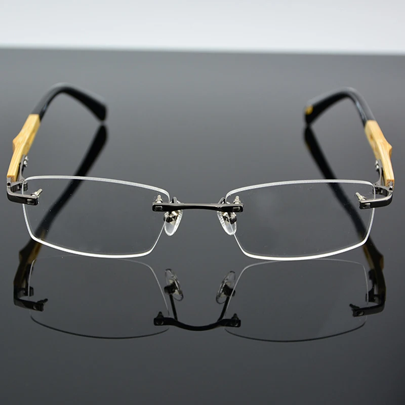 Брендовые женские очки Chashma светильник из чистого титана без оправы бамбуковые
