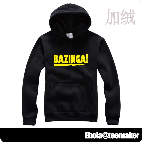 Ectic Breaking bad 100% хлопок длинный рукав осень и зима Bazinga уши плюс бархат утолщение