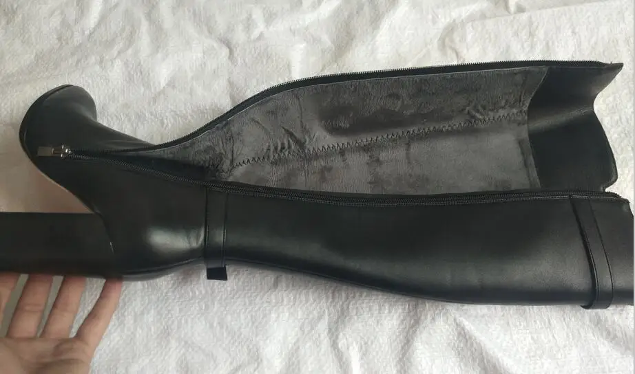 Милые женские осень зима новые туфли из натуральной кожи на молнии длинные