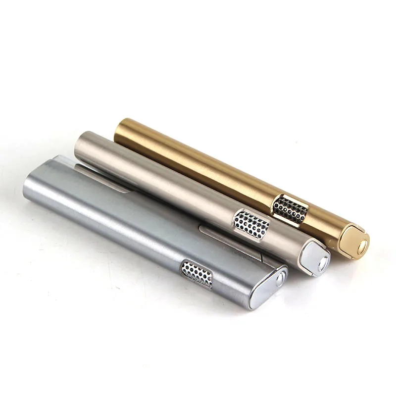 Аксессуары для сигарет ветрозащитная Длинная тонкая газовая зажигалка женщин