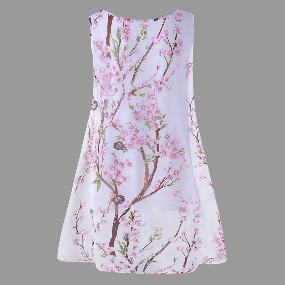 Топ на бретелях в уличном стиле женское летнее пляжное платье с цветочным