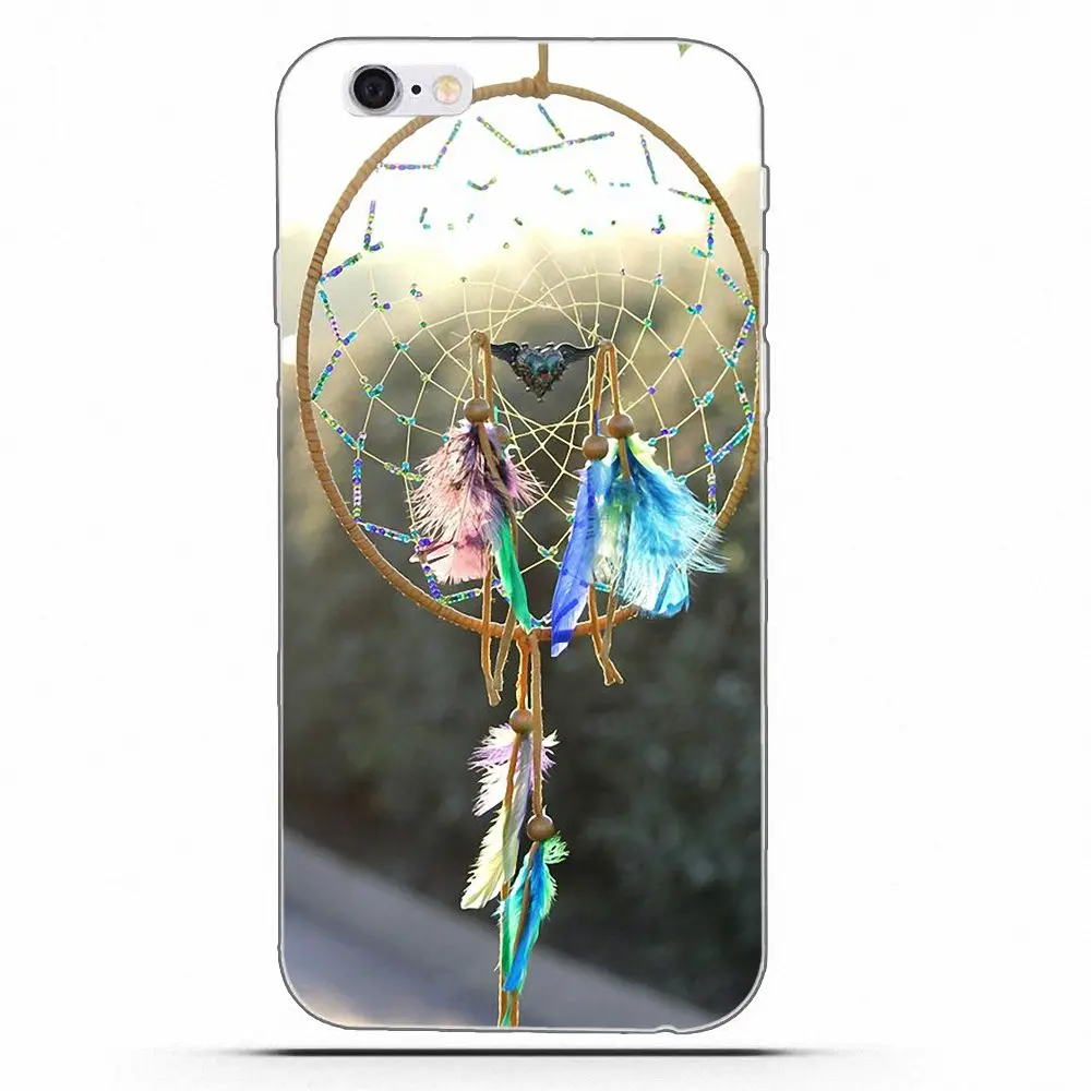 Для Apple iPhone 4 4S 5 5C 5S SE 6 6S 7 8 Plus X мягкий TPU чехол Galaxy Tab S2 мульти Ловец снов|Бамперы| |
