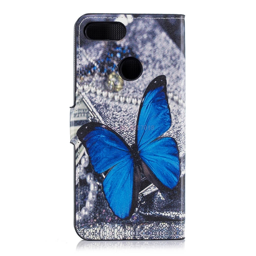 Чехол-книжка для HUAWEI P Smart, 64 ГБ, 32 ГБ, две sim-карты, чехлы для HUAWEI P Smart FIG-LX1, FIG LX2 L21, чехлы, кошелек, полный корпус
