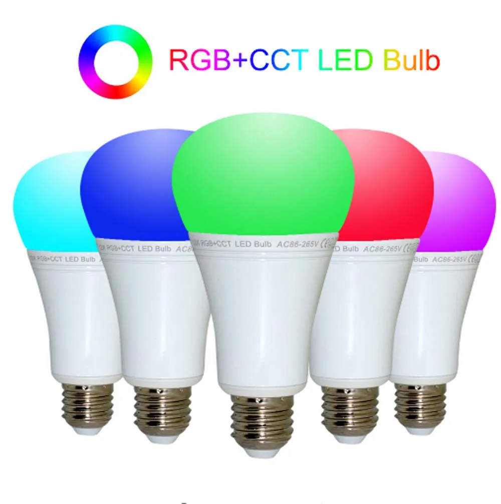 Mi Light 12W E27 RGB+CCT Led Bulb Dimmable AC85-265V Lamp B4(3V) Panel Remote MiLight Spotlight light Free Shipping | Лампы и