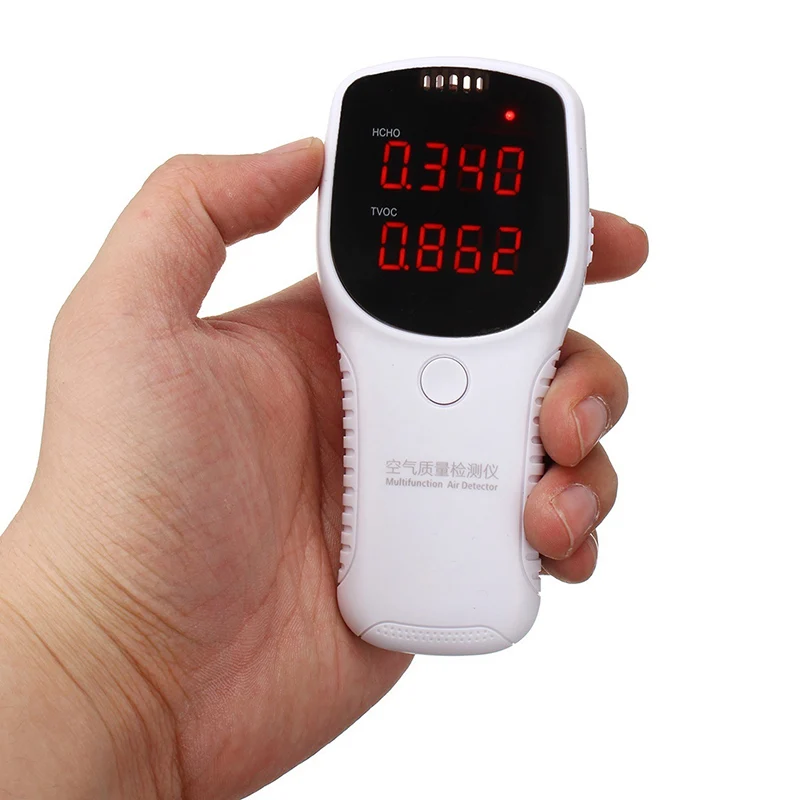 Лучший портативный монитор качества воздуха HCHO TVOC PM2.5 PM10 детектор формальдегида