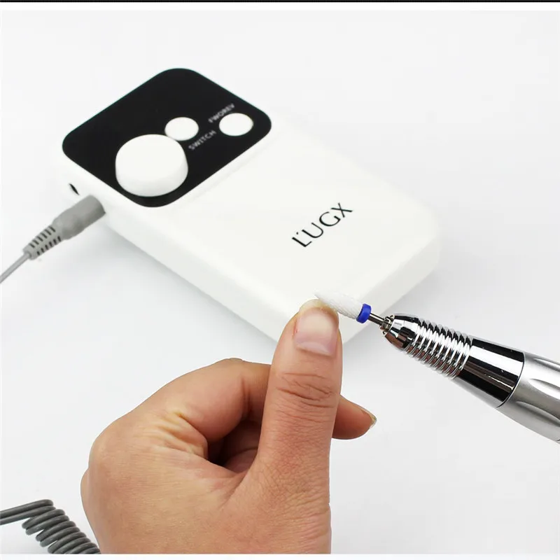 35000RPM Charging Portable Electric Manicure Drill Polishing Tool Set Nail Art Equipment Decorations for NailsLUGX 602 18W | Красота и