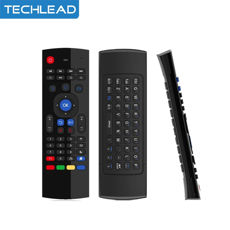 MX3 голос Fly Air Mouse Беспроводной мини клавиатура RC Управление QWERTY 2 4 ГГц для