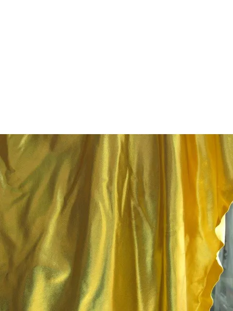 yellow Плотная сценическая ткань, четыре Стрейчевые ткани из золотой фольги(спандекс), ткань для свадебного танца, сцена, посвященная diy, косплей, одежда, ткань металлик - Цвет: yellow