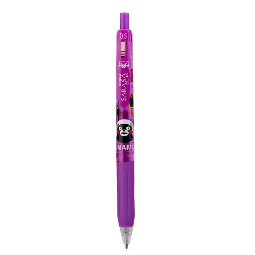 purple Япония Зебра X Kumamon Limited гелевая ручка SARASA клип JJ15-K4 0,5 мм 1 шт - Цвет: purple
