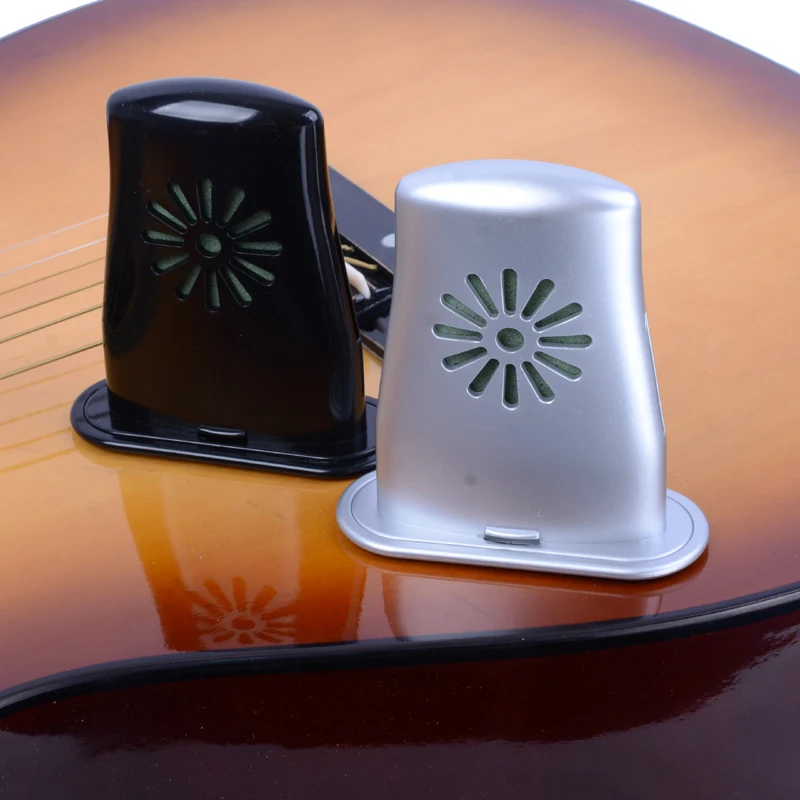 

Acoustic Guitar Humidifier - Musicians Recommended Protects from Aging in the Driest Conditions Silver/Black