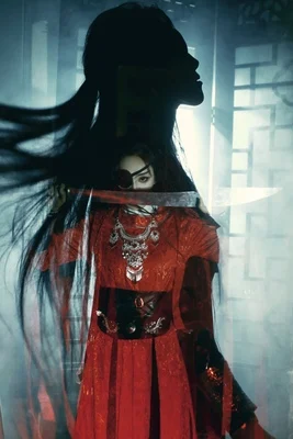Костюм для косплея Хуа Чэн из аниме Tian Guan Ci Fu отчаянный призрак король полный