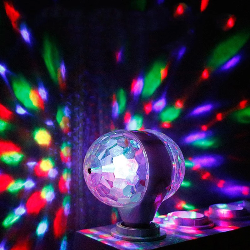 E27 6W RGB светодиодные Рождественские огни для помещений праздничная вечеринка