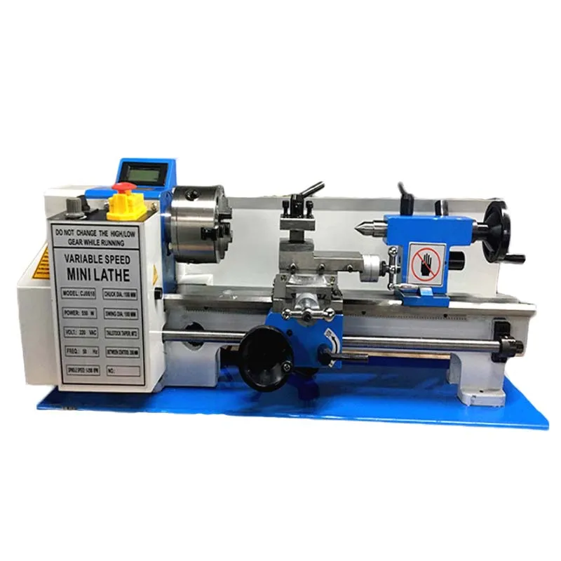 Продажа высокоточных мини токарных станков DIY Shop Benchtop с переменной скоростью