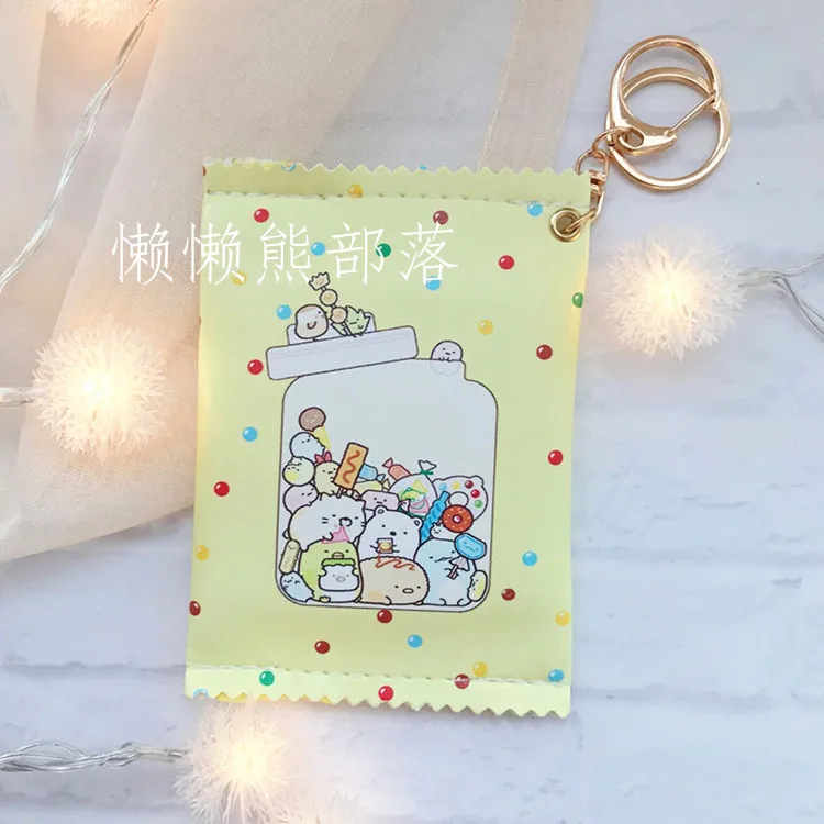 see chart IVYYE Sumikko gurashi Аниме Кошелек для монет Мультяшные мягкие кошельки для мелочи кошелек для денег карты сумки для ключей подарки для детей - Цвет: see chart