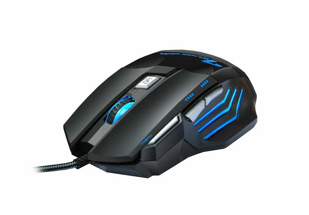 ZUOYA, игровая мышь 5500 dpi, 7 кнопок, светодиодный, оптическая, проводная, USB мышь, мыши, игровая мышь, бесшумная/звуковая мышь для ПК, компьютера, Pro Gamer