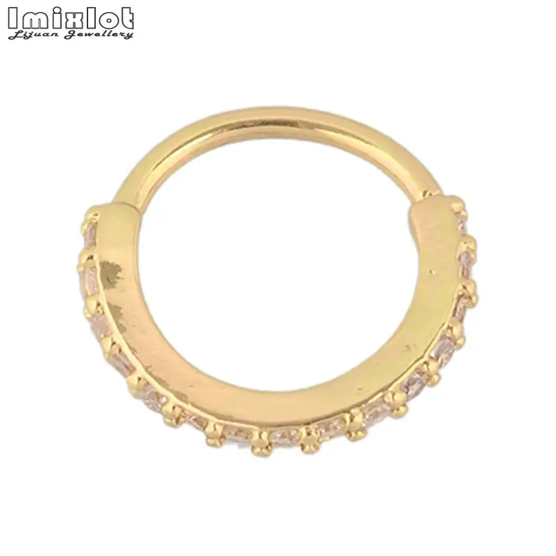 3 шт. кольцо для пирсинга носа с фианитом|Украшения тела| |