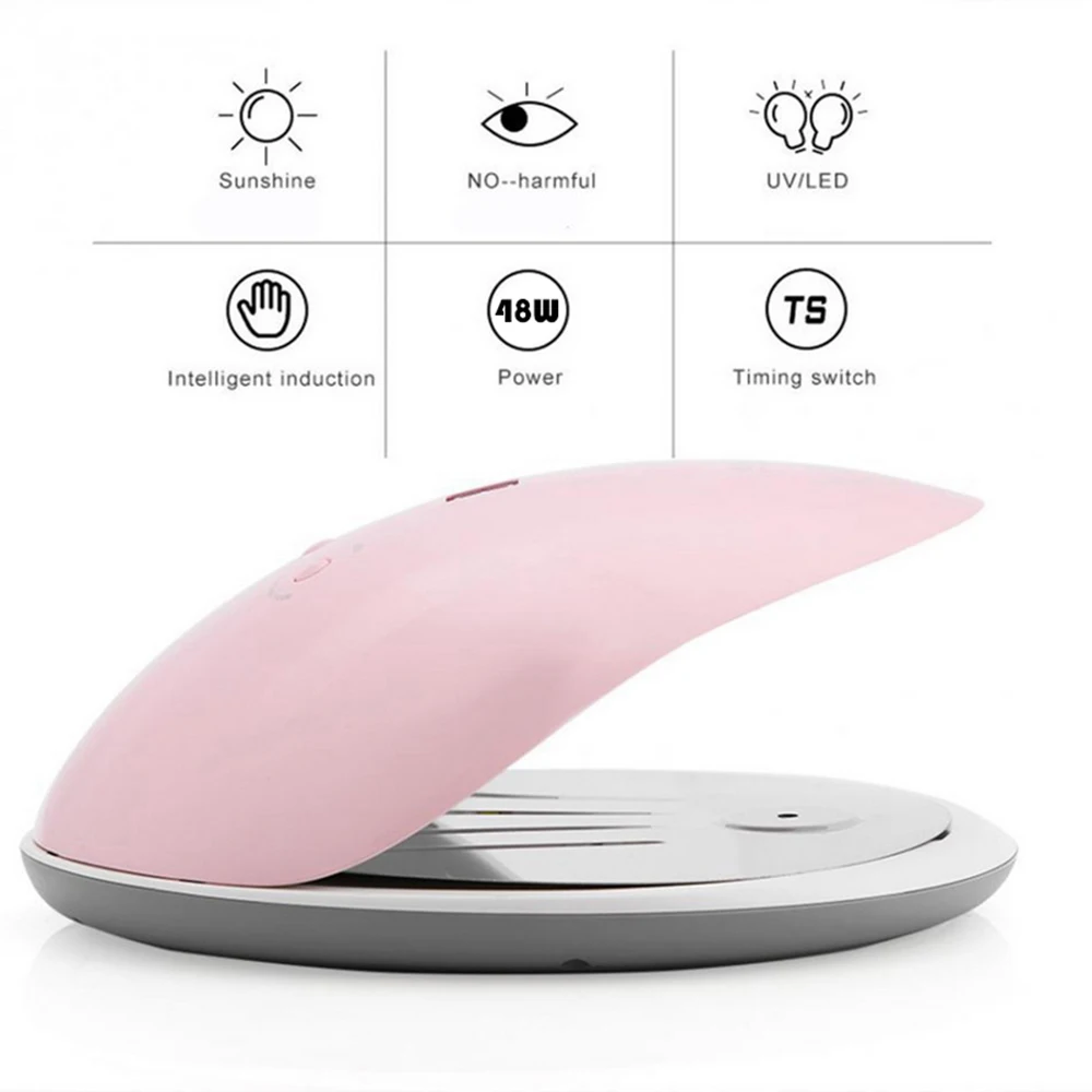 Автоматический датчик 48 Вт Профессиональная лампа для ногтей УФ светодиодный