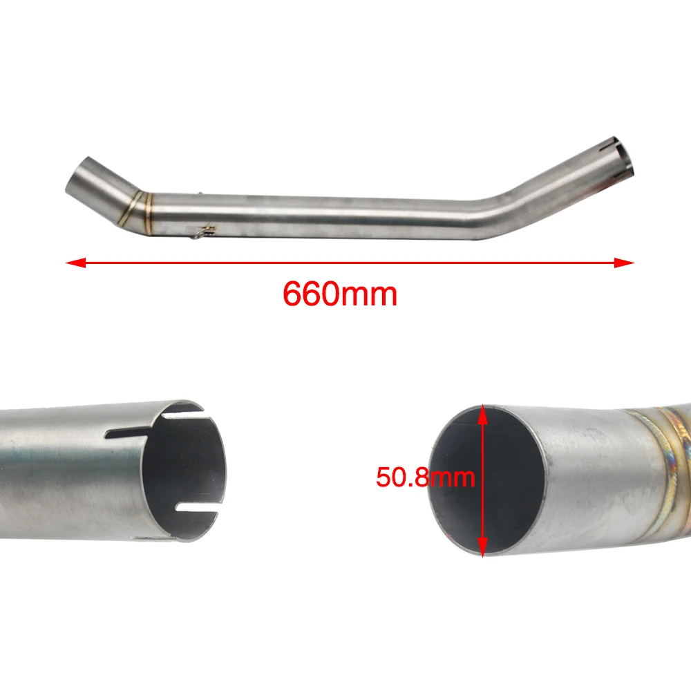 Выхлопная труба ZSDTRP для гонок зажим изгиба выхлопной трубы Honda CBR600RR 2007-2014 без