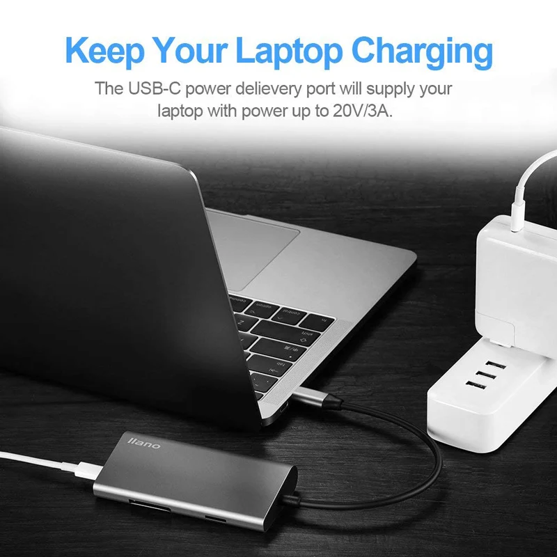 Llano usb хаб USB C концентратор для HDMI RJ45 PD Thunderbolt 3 адаптер MacBook samsung Galaxy S9/S8 huawei P20 Pro type 0