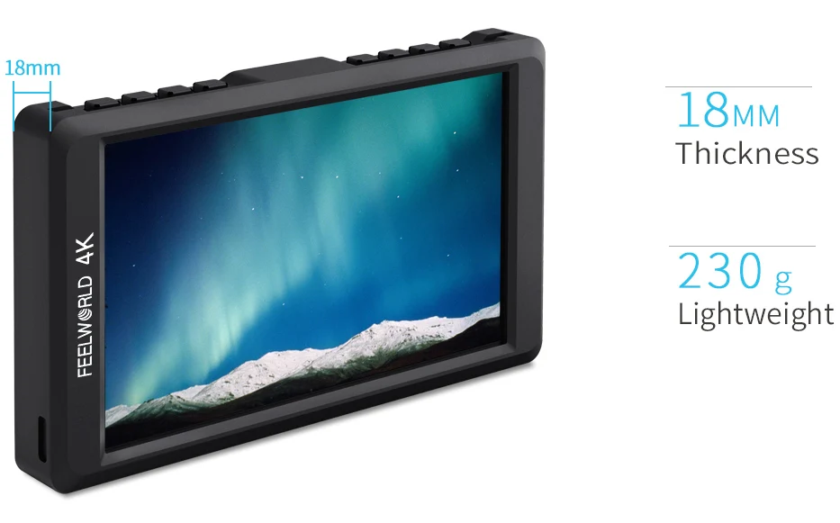 Feelworld F550 5," ips Full HD 1920x1080 4K HDMI камера полевой монитор крепление коврик стабилизатор для DSLR Gimbal Rig черный
