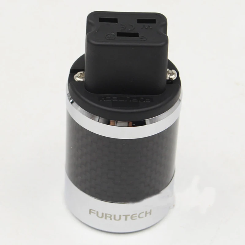 1 шт. высококачественный разъем питания из углеродного волокна с родиевым