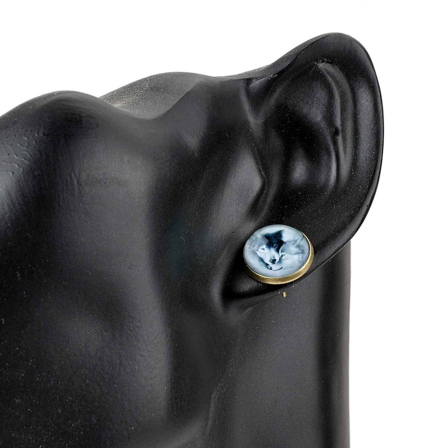 Женские и женские серьги гвоздики диски Lureme винтажные Серьги с драгоценными