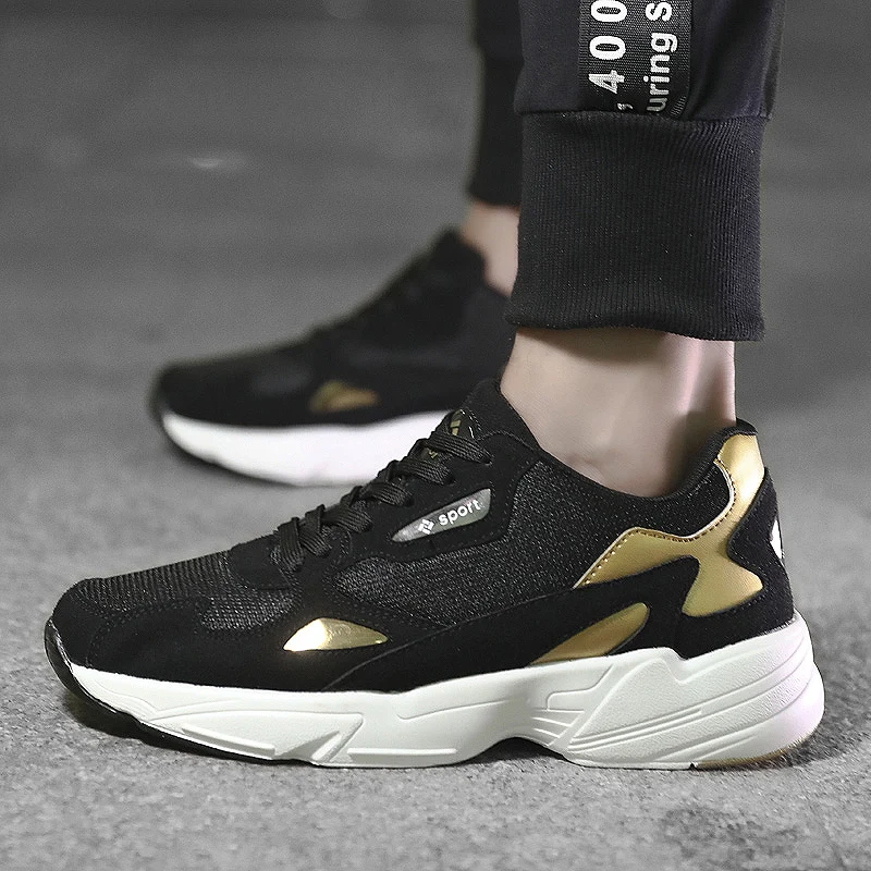 Туфли мужские дышащие повседневная Нескользящая удобная обувь для улицы