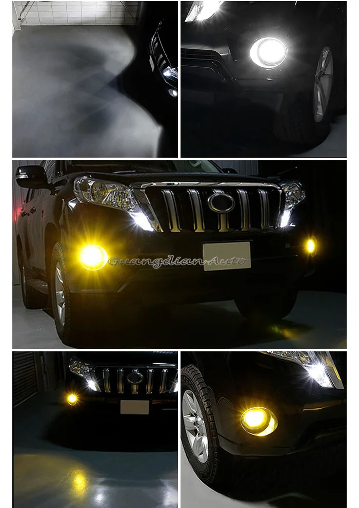 Tcart H8 H9 H11 весьма п светодиодный туман светильник лампы 3000lm для Toyota Prado 150