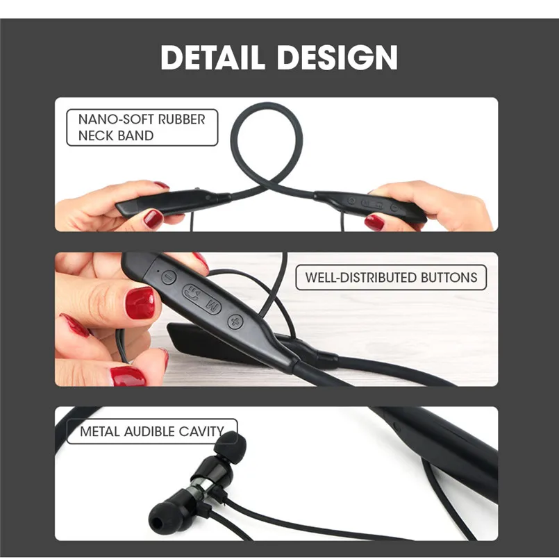 Многофункциональные спортивные наушники Bluetooth многофункциональные вставные HWS680